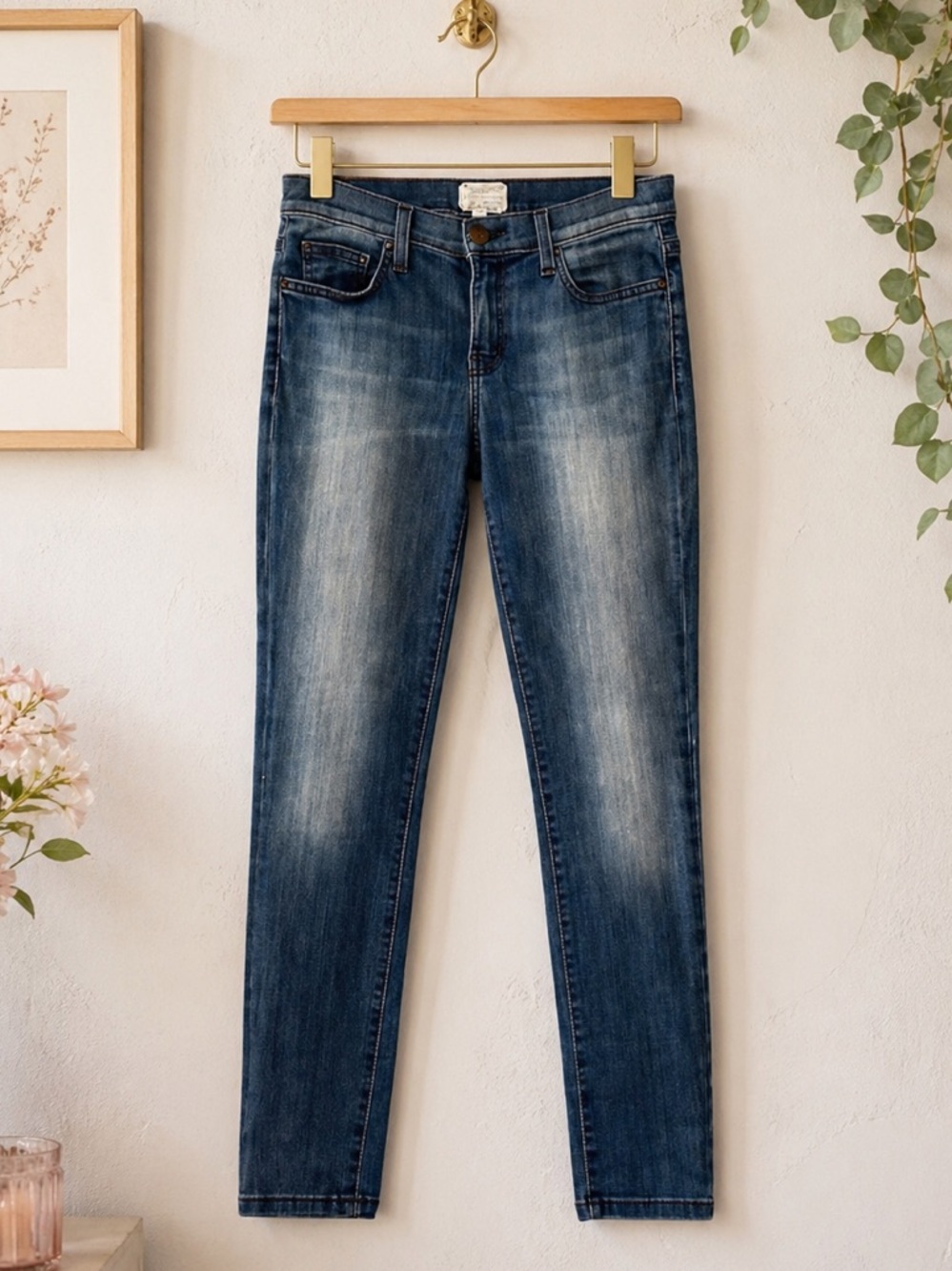 Current Elliott The Stiletto Skinny Jeans In Sunfade